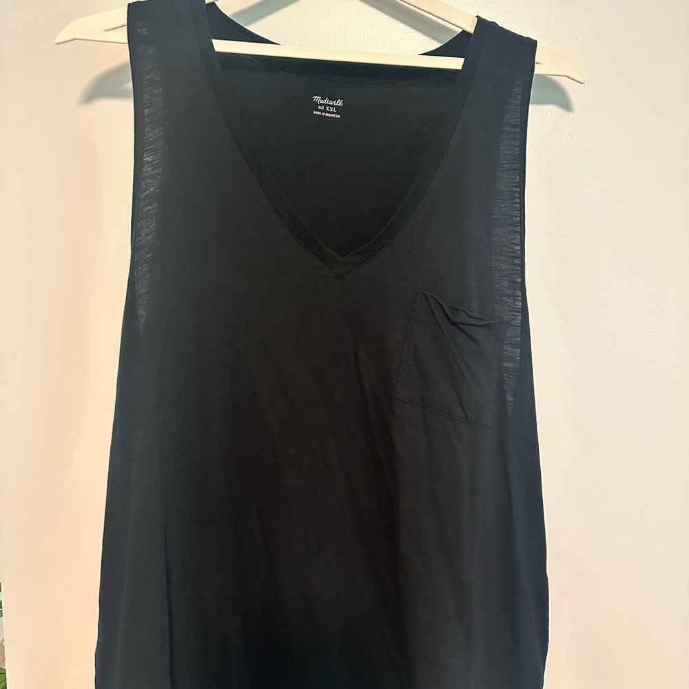 Madewell Black Sleeveless Top